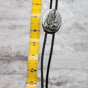 Silver Eagle Bolo Tie